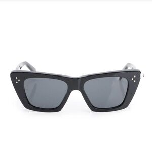 CELINE CL401871 Black Acetate Cat-Eye Sunglasses